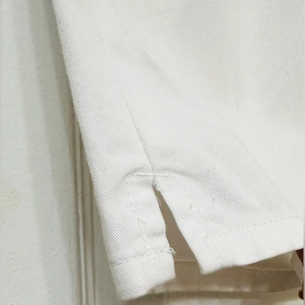 Gloria Vanderbilt White Capris Cotton Stretch Blend Size 8
